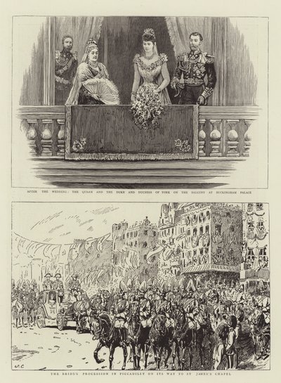 公爵と公爵夫人の結婚式 作： John Charlton